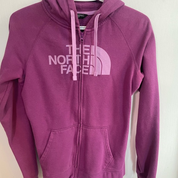 Purple north face zip up - Picture 1 of 1
